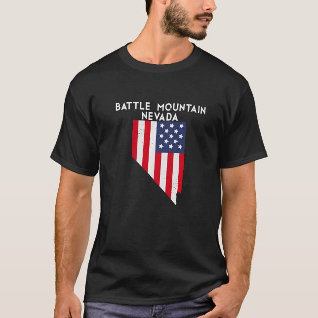 Battle Mountain Nevada USA Staat America Travel Ne T-Shirt (Vorderseite)