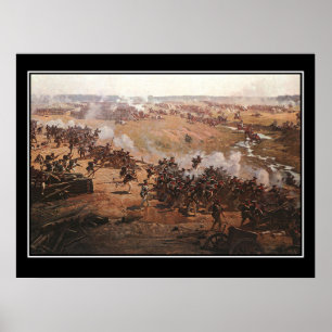 Battle of Borodino 2 Napoleon Vintage Poster