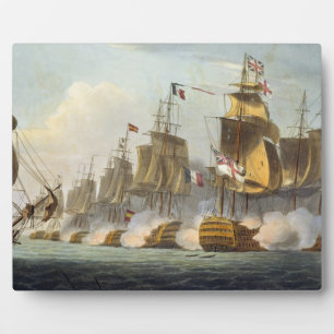 Battle of Trafalgar, October 21st 1805, from 'The Fotoplatte