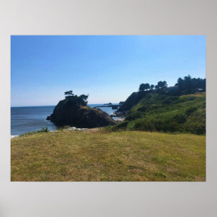 Battle Rock, Port Orford, Poster