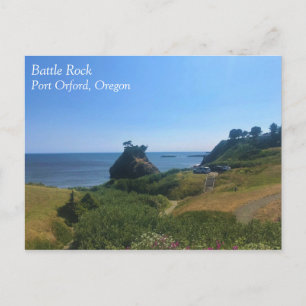 Battle Rock, Port Orford, Postkarte