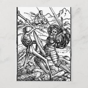 Battle Scene Postkarte