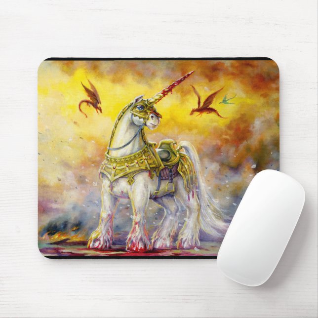 Battle Unicorn Mousepad (Mit Mouse)