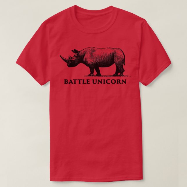 Battle Unicorn T-Shirt (Design vorne)