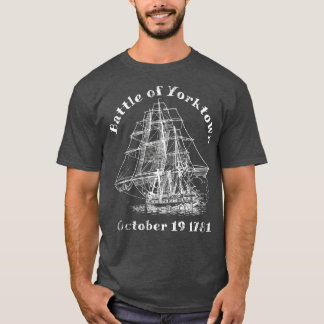 Battle Yorktown Revolutionärer Krieg Britisch 1781 T-Shirt