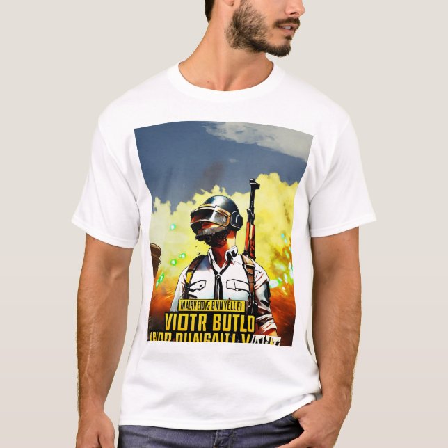 "Battlefield Heroes: PUBG Edition" T-Shirt (Vorderseite)