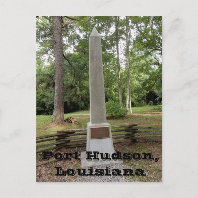 Battlefield Monument Port Hudson Postkarte (Vorderseite)