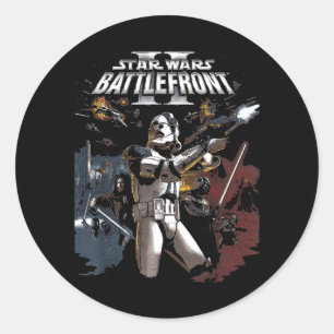 Battlefront Ii Videospiel Grafik S T Shirts Für Runder Aufkleber