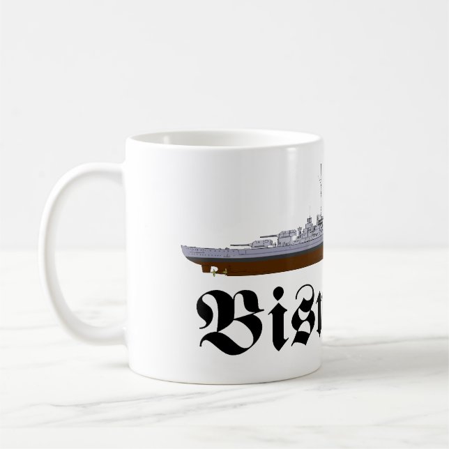 Battleship Bismarck Kaffeetasse (Links)