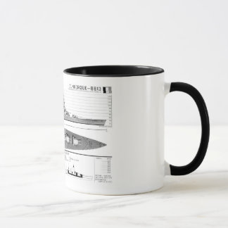 Battleship Dunkerque Tasse