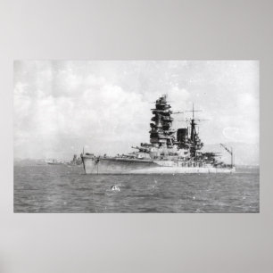 Battleship Nagato Poster