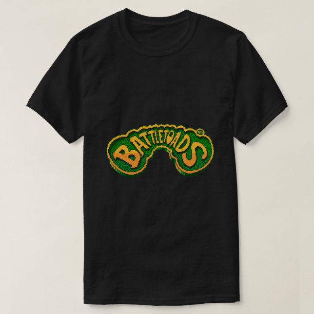 BattleToads Retro Logo Classic T - Shirt (Design vorne)