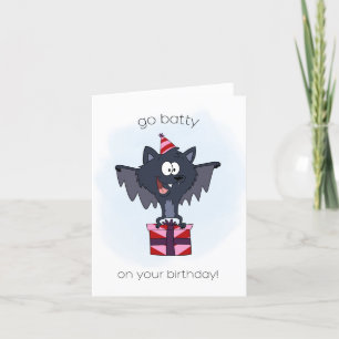 Batty Birthday Karte