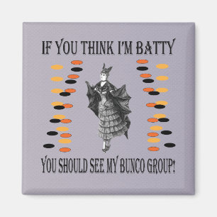 Batty Bunco Magnet