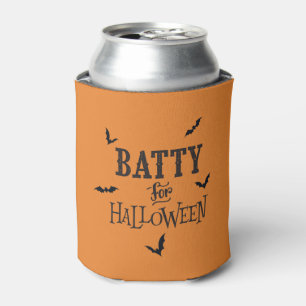 Batty für Halloween Dosenkühler