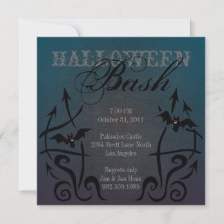 Batty Halloween Einladungen