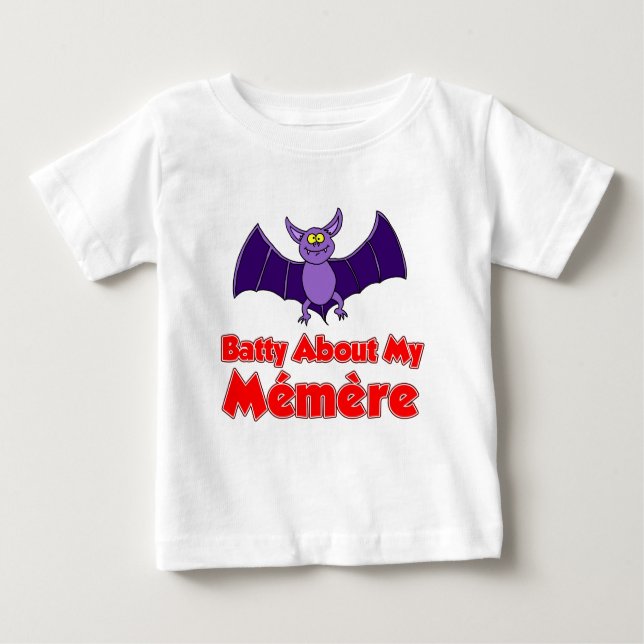 Batty über meine Memere Baby T-shirt (Vorderseite)