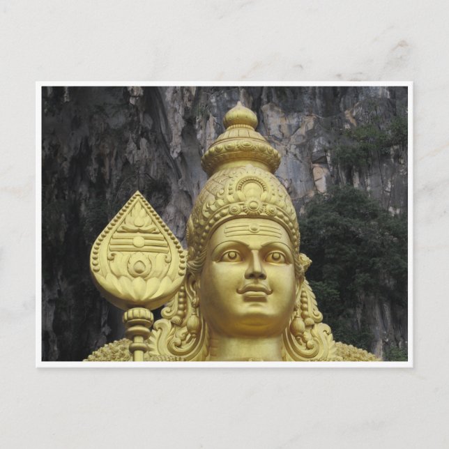 batu Höhlen lord murugan Postkarte (Vorderseite)