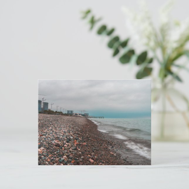 Batumi Meer. Georgia Postkarte (Stehend Vorderseite)