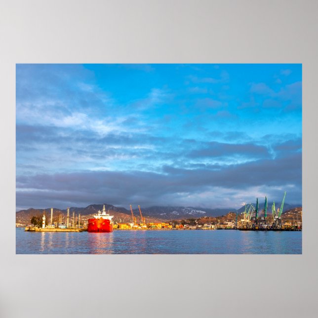 Batumi sea port poster (Vorne)
