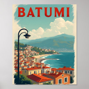 Batumi vintage Reiseplakat Poster