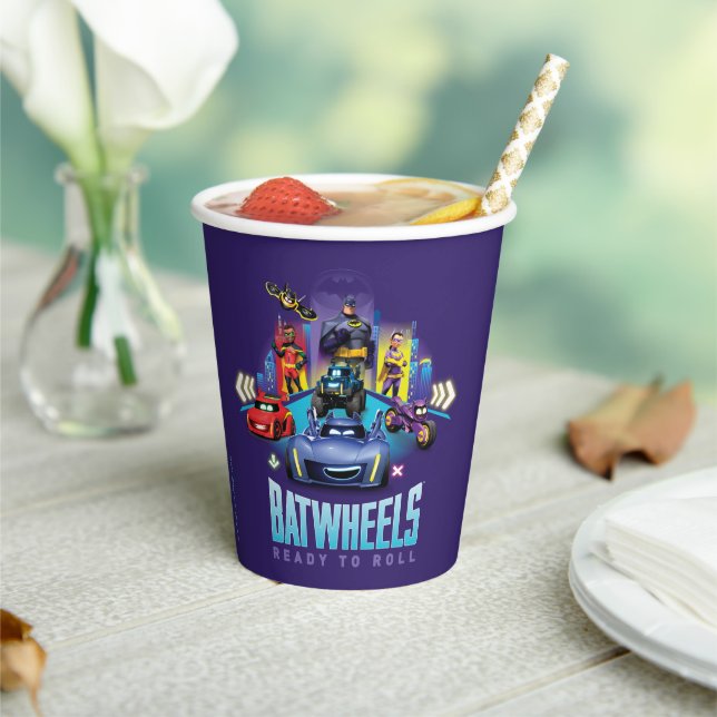 Batwheels™ - Bereit zum Rollen Pappbecher (In Situ)
