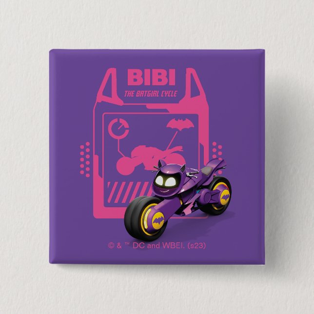 Batwheels™ Bibi - Der Batgirl-Zyklus Button (Vorderseite)