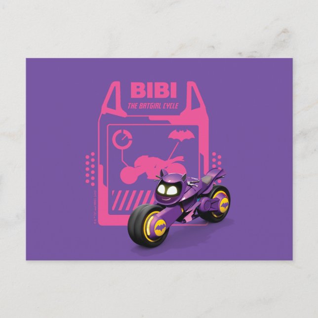 Batwheels™ Bibi - Der Batgirl-Zyklus Postkarte (Vorderseite)