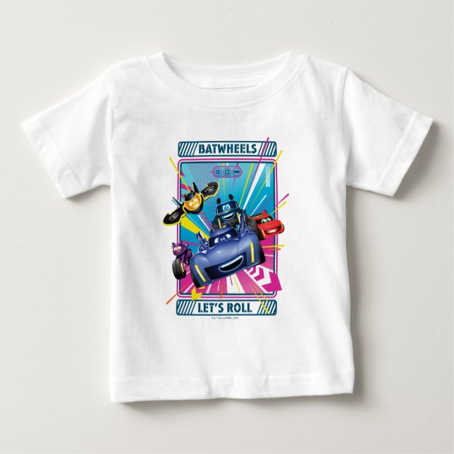 Batwheels™ - Lasst uns fortfahren Baby T-shirt (Vorderseite)