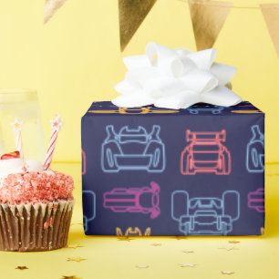 Batwheels™ Neon Kontur Muster Geschenkpapier