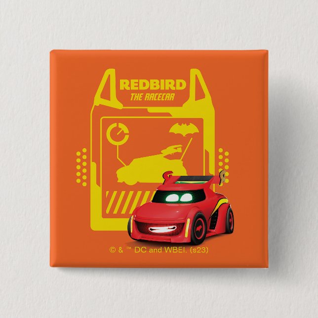 Batwheels™ Redbird - Das Racecar Button (Vorderseite)