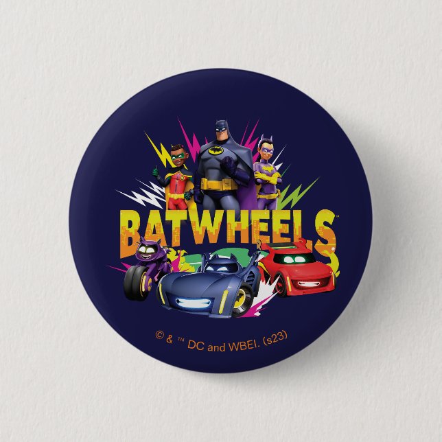 Batwheels™ Superherd Team Button (Vorderseite)