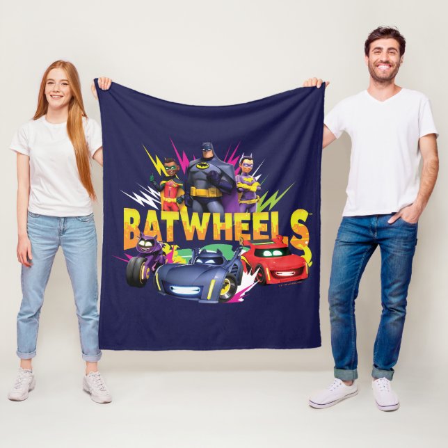 Batwheels™ Superherd Team Fleecedecke (Beispiel)