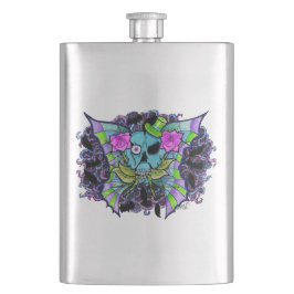 Batwing Skull Premium-Flasche Flachmann