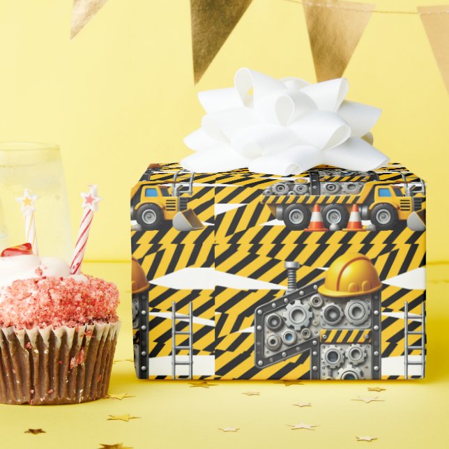 Bau 1. Geburtstag Party Geschenkpapier (Geburtstagsparty)