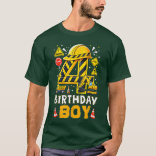 Bau 4 Jahre alter Geburtstagsjunge 4. Geburtstag T-Shirt