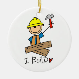 Bau-Arbeitskraft errichte ich T - Shirts und Keramik Ornament