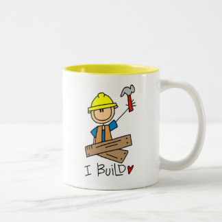 Bau-Arbeitskraft errichte ich T - Shirts und Zweifarbige Tasse