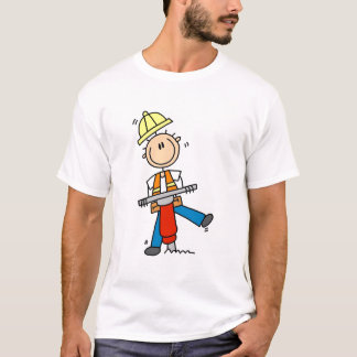 Bau-Arbeitskraft mit Jack-Hammer T-Shirt