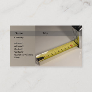 Bau/Architekt/Designer Visitenkarte