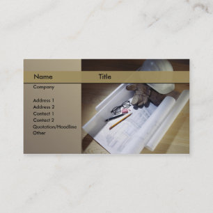 Bau/Architekt Visitenkarte