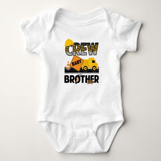 Bau Baby Brother Sibling Shirt (Vorderseite)