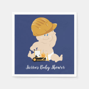 Bau-Baby-Duschen-Gewohnheits-Servietten Serviette
