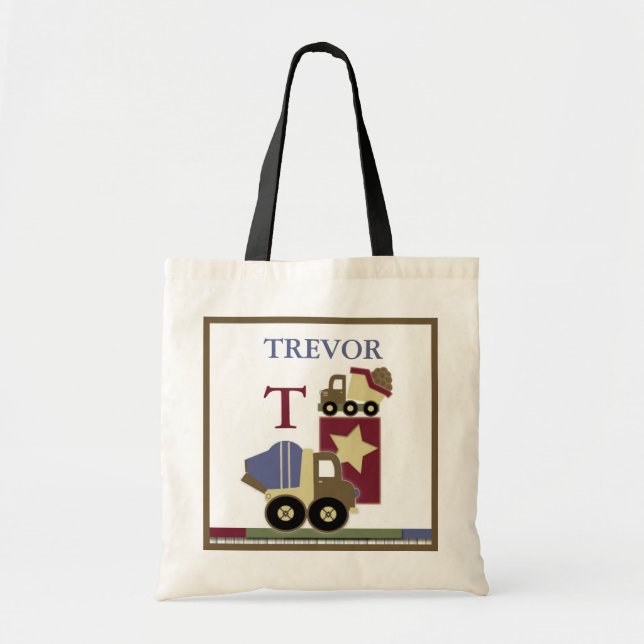 Bau-Baby-Namen-Tasche Tragetasche (Vorne)