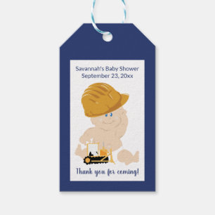 Bau-Babyparty-Geschenk-Umbau Geschenkanhänger