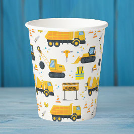 Bau Birthday Party Paper Cups - Yellow Du Pappbecher