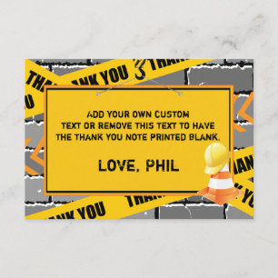 Bau dankt Ihnen Karten