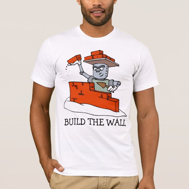 Bau der Mauer T-Shirt (Vorderseite)