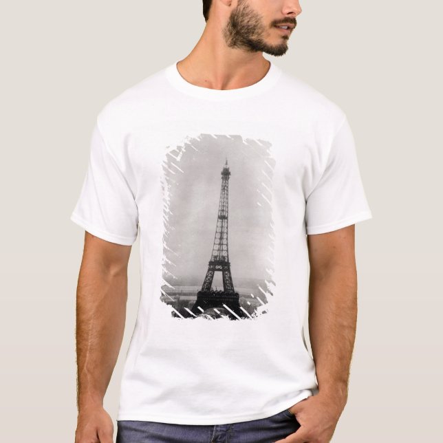 Bau des Eiffelturms T-Shirt (Vorderseite)