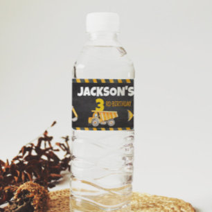 Bau des Geburtswasserflaschenschilds Wasserflaschenetikett